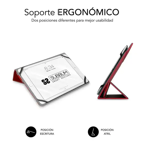 Funda Tablet Universal Freecam Case 9.6\11\  Rojo