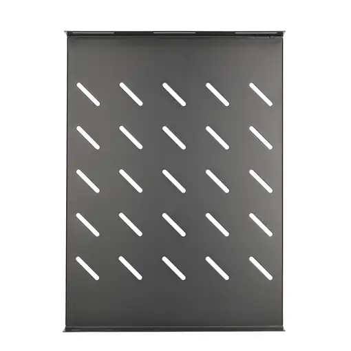 Extralink Estanteria 1U 350mm Negro 19", 472x352mm, para armarios de 600mm