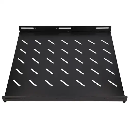 Extralink Estanteria 1U 600mm Negro 19", 602 x 472mm, para armarios de 800mm de pr