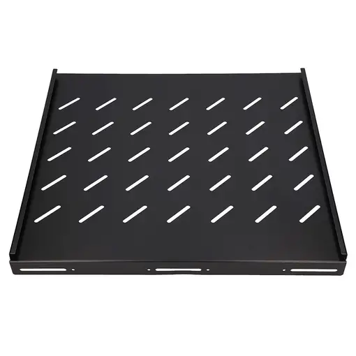 Extralink Estanteria 1U 600mm Negro 19", 602 x 472mm, para armarios de 800mm de pr