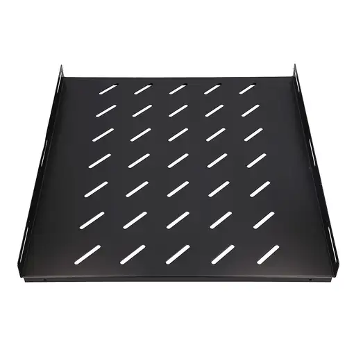 Extralink Estanteria 1U 600mm Negro 19", 602 x 472mm, para armarios de 800mm de pr
