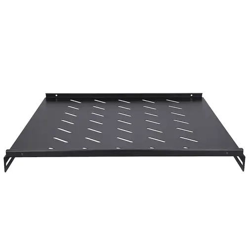 Extralink Estanteria 1U 600mm Negro 19", 602 x 472mm, para armarios de 800mm de pr