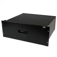 StarTech.com Cajon Metálico Acero Negro 4U 19in Pulgadas para montar en Armario
