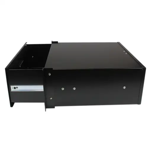 StarTech.com Cajon Metálico Acero Negro 4U 19in Pulgadas para montar en Armario