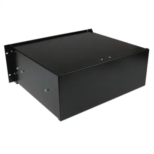 StarTech.com Cajon Metálico Acero Negro 4U 19in Pulgadas para montar en Armario