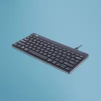 R-Go Tools Teclado ergonómico R-Go Compact Break, teclado compacto con software de