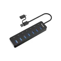 Equip 128965 hub de interfaz USB 3.2 Gen 1 (3.1 Gen 1) Type-A 5000 Mbit/s Negro Equip 128965 hub de interfaz USB 3.2 Gen 1 (3.1 Gen 1) Type-A 5000 Mbit/s Negro
