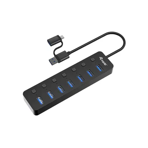 Equip 128965 hub de interfaz USB 3.2 Gen 1 (3.1 Gen 1) Type-A 5000 Mbit/s Negro Equip 128965 hub de interfaz USB 3.2 Gen 1 (3.1 Gen 1) Type-A 5000 Mbit/s Negro