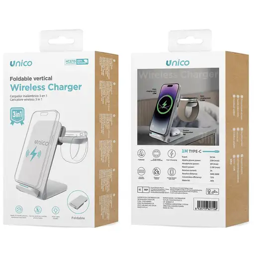 UNICO HC2715 cargador de dispositivo móvil Teléfono móvil, Ver, Auriculares Blanco UNICO HC2715 cargador de dispositivo móvil Teléfono móvil, Ver, Auriculares Blanco