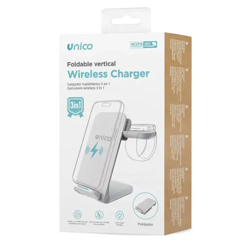 UNICO HC2715 cargador de dispositivo móvil Teléfono móvil, Ver, Auriculares Blanco