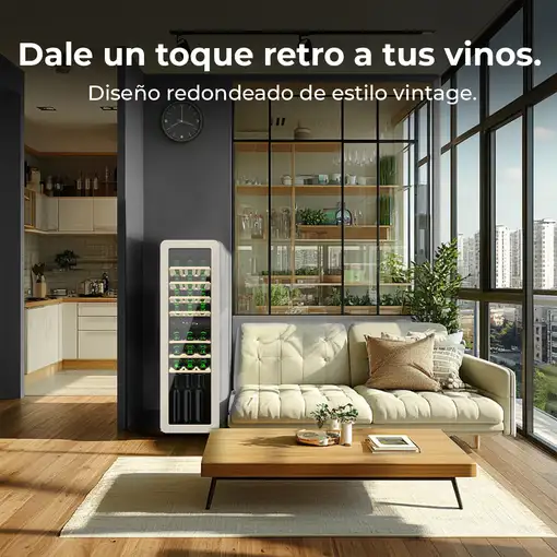 Cecotec Vinoteca Bolero GrandSommelier Origin Duo 30 Hit Beige