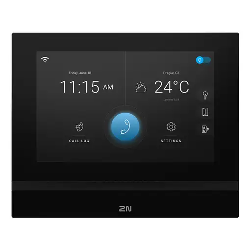 2N Indoor View Wi-Fi sistema de intercomunicación de video 17,8 cm (7") Negro 2N Indoor View Wi-Fi sistema de intercomunicación de video 17,8 cm (7") Negro