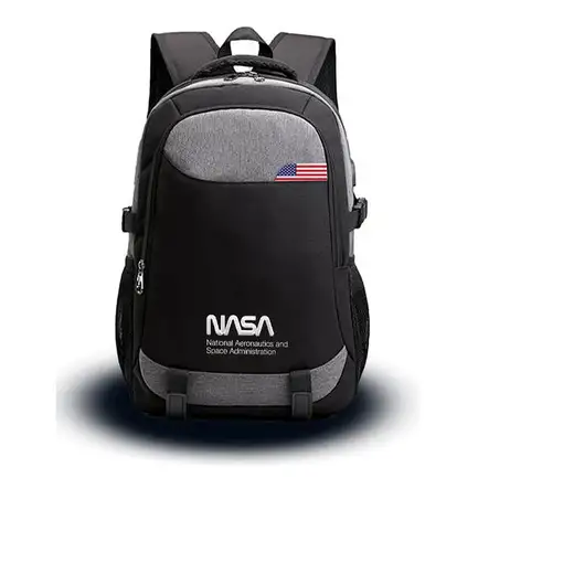 NASA BAG02 maletines para portátil 39,6 cm (15.6") Mochila Negro, Gris