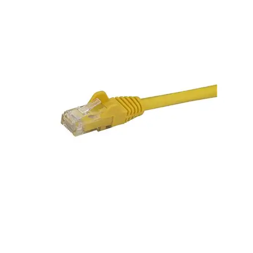 StarTech.com Cable de 1m Amarillo de Red Gigabit Cat6 Ethernet RJ45 sin Enganche -