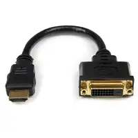 StarTech.com Adaptador de 20cm HDMI a DVI - DVI-D Hembra - HDMI Macho - Cable Conv StarTech.com Adaptador de 20cm HDMI a DVI - DVI-D Hembra - HDMI Macho - Cable Conv