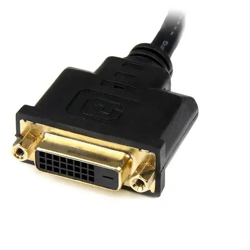 StarTech.com Adaptador de 20cm HDMI a DVI - DVI-D Hembra - HDMI Macho - Cable Conv