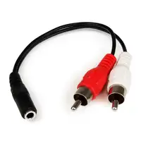 StarTech.com Cable Adaptador de 15cm de Audio Estéreo Mini Jack de 3,5mm Hembra a StarTech.com Cable Adaptador de 15cm de Audio Estéreo Mini Jack de 3,5mm Hembra a