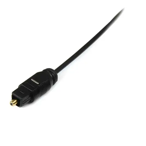 StarTech.com Cable 4,5m TosLink Audio Digital Óptico SPDIF Delgado - Negro