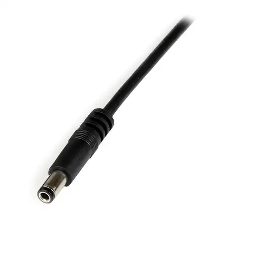 StarTech.com Cable Adaptador 1m USB A Macho a Conector Coaxial Barrel Alimentación