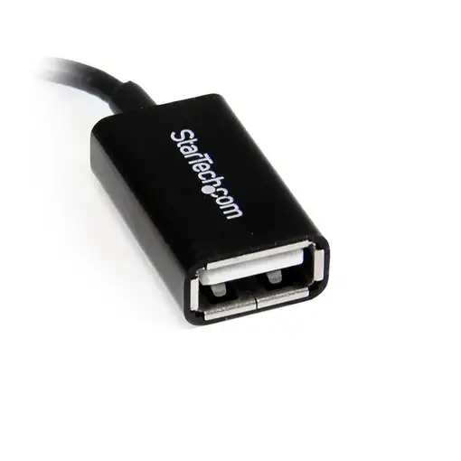 StarTech.com Cable Adaptador Micro USB a USB OTG Acodado a la Derecha de 12cm - Ma