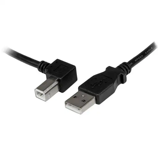 StarTech.com Cable Adaptador USB 3m para Impresora Acodado - 1x USB A Macho - 1x U