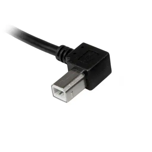 StarTech.com Cable Adaptador USB 3m para Impresora Acodado - 1x USB A Macho - 1x U