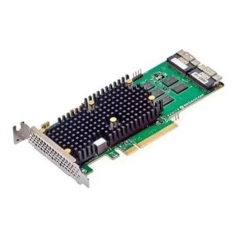 Broadcom 9660-16i tarjeta y adaptador de interfaz Interno SAS, SATA, SFF-8654