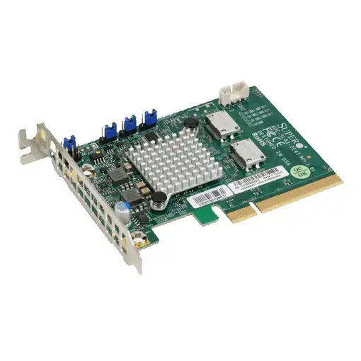 Supermicro AOC-SLG3-2E4T-O tarjeta y adaptador de interfaz Interno PCIe