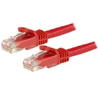 StarTech.com Cable de 1m Rojo de Red Gigabit Cat6 Ethernet RJ45 sin Enganche StarTech.com Cable de 1m Rojo de Red Gigabit Cat6 Ethernet RJ45 sin Enganche