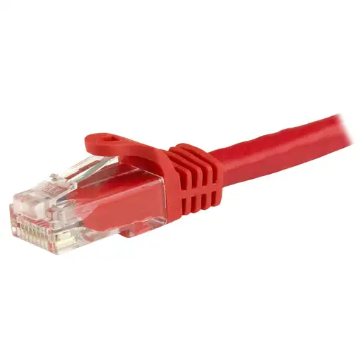 StarTech.com Cable de 1m Rojo de Red Gigabit Cat6 Ethernet RJ45 sin Enganche
