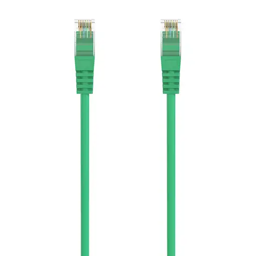AISENS Cable de Red Latiguillo RJ45 LSZH Cat.6A 500 Mhz UTP AWG24, Verde, 1.0M