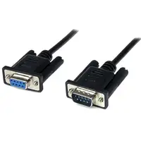 StarTech.com Cable 1m Módem Nulo Null Serie Serial DB9 Hembra a Macho - Negro StarTech.com Cable 1m Módem Nulo Null Serie Serial DB9 Hembra a Macho - Negro