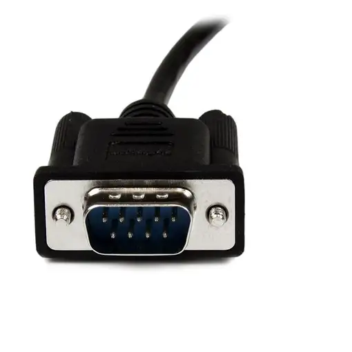 StarTech.com Cable 1m Módem Nulo Null Serie Serial DB9 Hembra a Macho - Negro