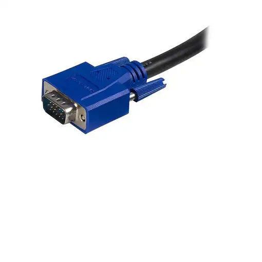 StarTech.com Cable KVM de 1,8m Todo en Uno VGA USB A USB B HD15 - 6ft Pies 2 en 1