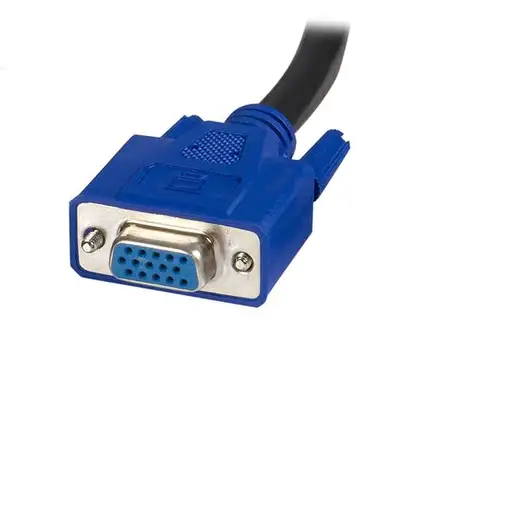 StarTech.com Cable KVM de 1,8m Todo en Uno VGA USB A USB B HD15 - 6ft Pies 2 en 1