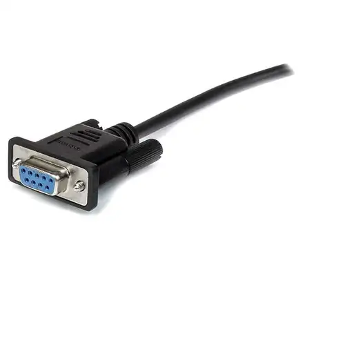StarTech.com Cable 2m Extensión Directo Straight Through Serie Serial RS232 Vídeo