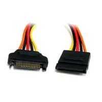 StarTech.com Cable de 30cm de Extensión de Alimentación Corriente SATA - 15 pines StarTech.com Cable de 30cm de Extensión de Alimentación Corriente SATA - 15 pines
