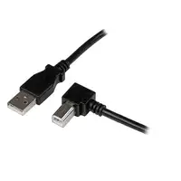 StarTech.com Cable Adaptador USB 2m para Impresora Acodado - 1x USB A Macho - 1x U