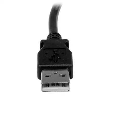 StarTech.com Cable Adaptador USB 2m para Impresora Acodado - 1x USB A Macho - 1x U