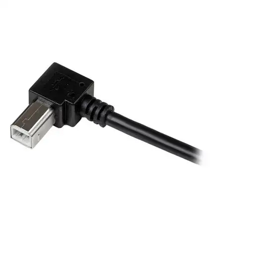 StarTech.com Cable Adaptador USB 2m para Impresora Acodado - 1x USB A Macho - 1x U