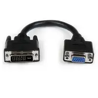 StarTech.com Adaptador Conversor de 20cm DVI-I a VGA - DVI-I Macho - HD15 Hembra -