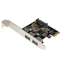 StarTech.com Adaptador Tarjeta Controladora PCI Express PCI-E 2 Puertos USB 3.0 StarTech.com Adaptador Tarjeta Controladora PCI Express PCI-E 2 Puertos USB 3.0
