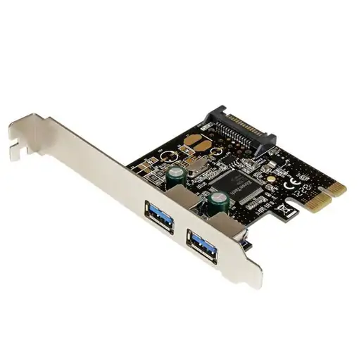 StarTech.com Adaptador Tarjeta Controladora PCI Express PCI-E 2 Puertos USB 3.0