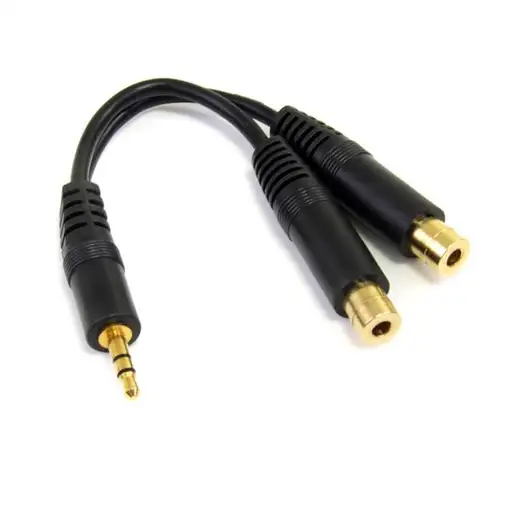 StarTech.com Cable 15cm Audio Splitter Divisor de Auriculares Mini-Jack 3,5mm Esté StarTech.com Cable 15cm Audio Splitter Divisor de Auriculares Mini-Jack 3,5mm Esté