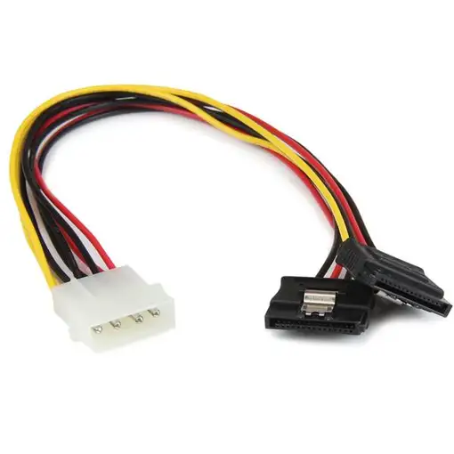 StarTech.com Adaptador Cable 30cm Divisor de 4 Pines LP4 a Doble SATA Cierre Segur StarTech.com Adaptador Cable 30cm Divisor de 4 Pines LP4 a Doble SATA Cierre Segur