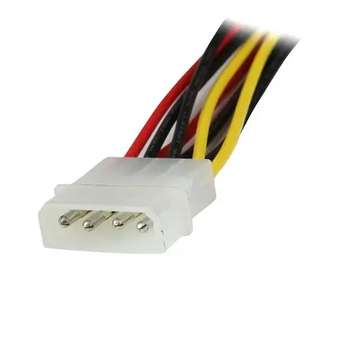 StarTech.com Adaptador Cable 30cm Divisor de 4 Pines LP4 a Doble SATA Cierre Segur