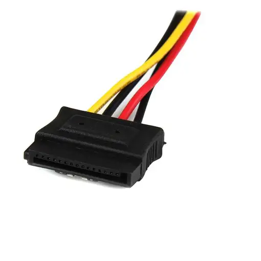 StarTech.com Adaptador Cable 30cm Divisor de 4 Pines LP4 a Doble SATA Cierre Segur