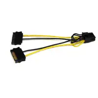 StarTech.com Cable Adaptador 15cm Alimentación SATA a Conector 8 Pines de Corrient StarTech.com Cable Adaptador 15cm Alimentación SATA a Conector 8 Pines de Corrient