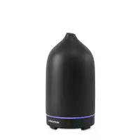 Humidificador Zen Negro PRIXTON (5W - 5 modos pulverización - 7 colores luz LED)