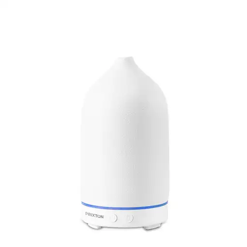 Humidificador Zen Blanco PRIXTON (5W - 5 modos pulverización - 7 colores luz LED)